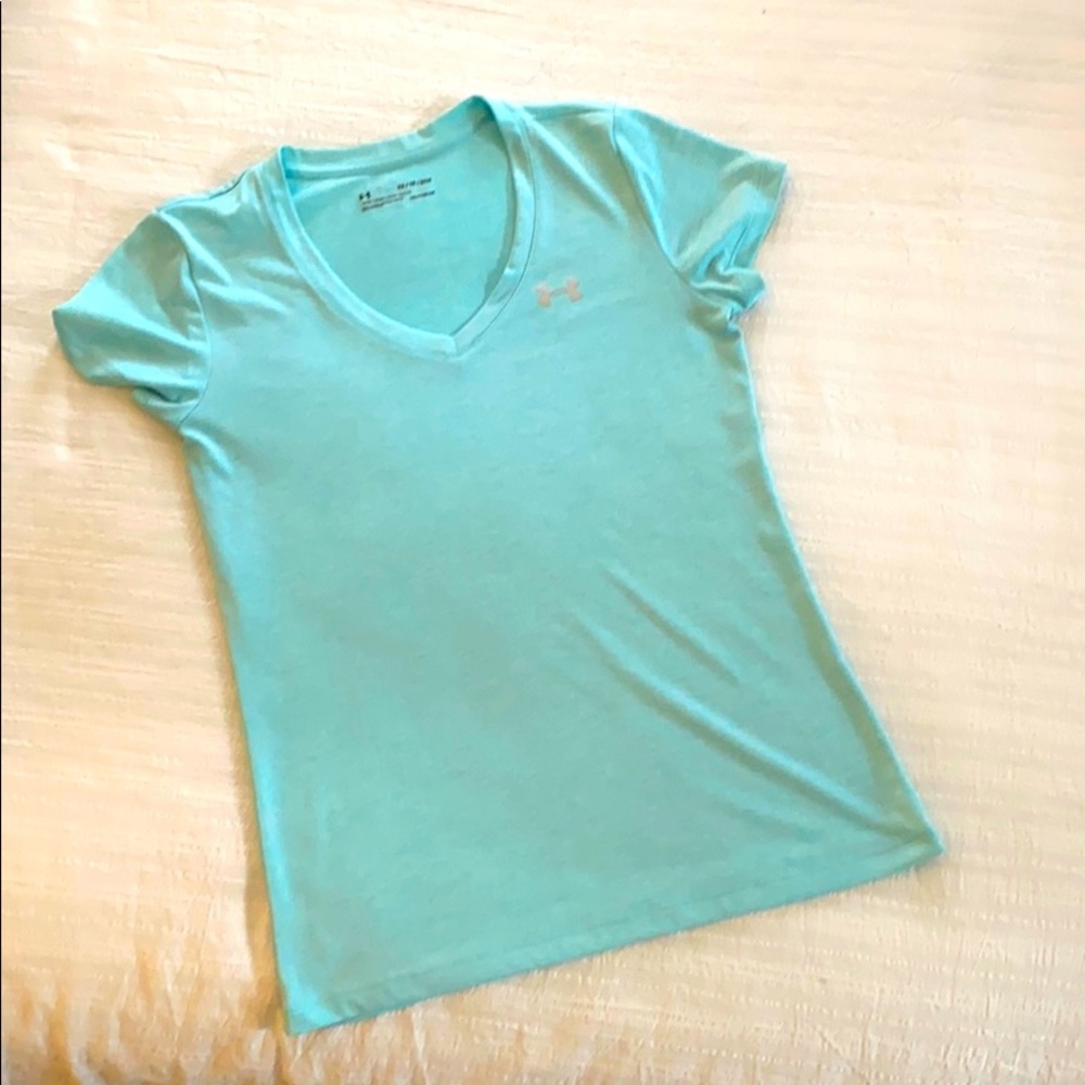 Light blue Under Armour shirt